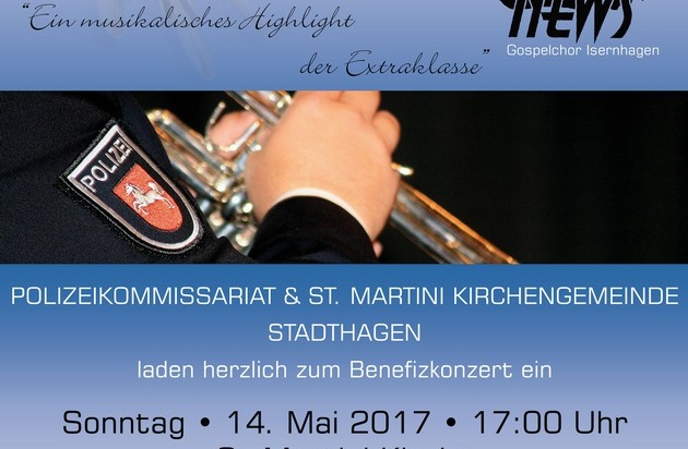 POL-NI: Stadthagen-Polizeiorchester mit Gospelchor am Muttertag in der ... - Presseportal.de (Pressemitteilung)