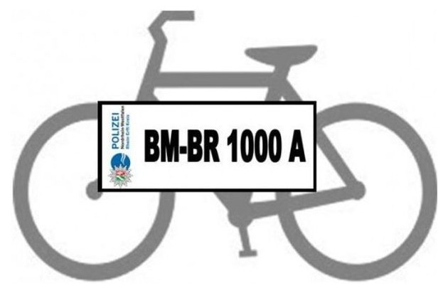 POL-REK: Kein Fahrrad ohne Kennzeichen - Bergheim - Presseportal.de (Pressemitteilung)