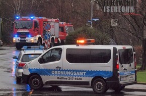 Feuerwehr Iserlohn: FW-MK: Undichter Gastank