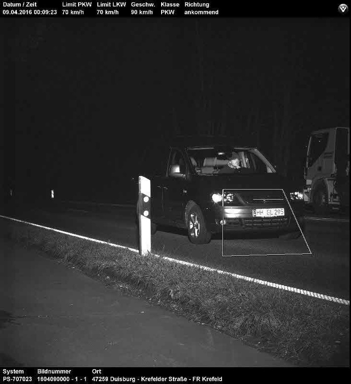 POL-BO: Herne/Duisburg / In Herne geklaut, in Duisburg geblitzt! - Wer kennt diesen nachdenklichen Mann?