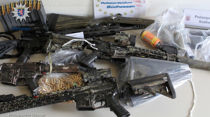 POL-DA: Pfungstadt: Zahlreiche Waffen sichergestellt