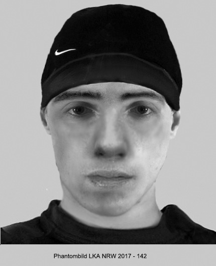 POL-HAM: Öffentlichkeitsfahndung- Lidl-Räuber mit Phantombild gesucht