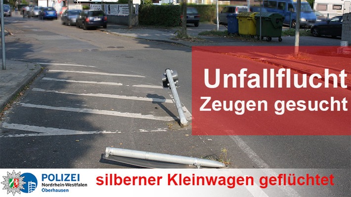 POL-OB: Silberner Kleinwagen unfallflüchtig - Zeugen gesucht