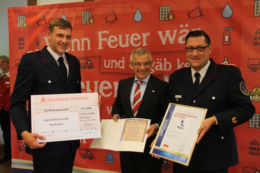 FW-LFVSH: EUR 10.000 für die Jugendfeuerwehr Nettelsee