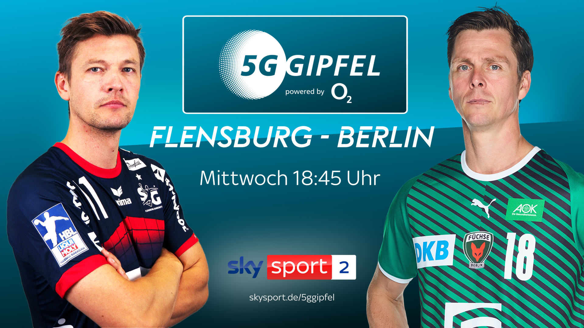 SG Flensburg-Handewitt gegen Füchse Berlin im 5G-Stream am Mittwoch, Spitzenspiel ..