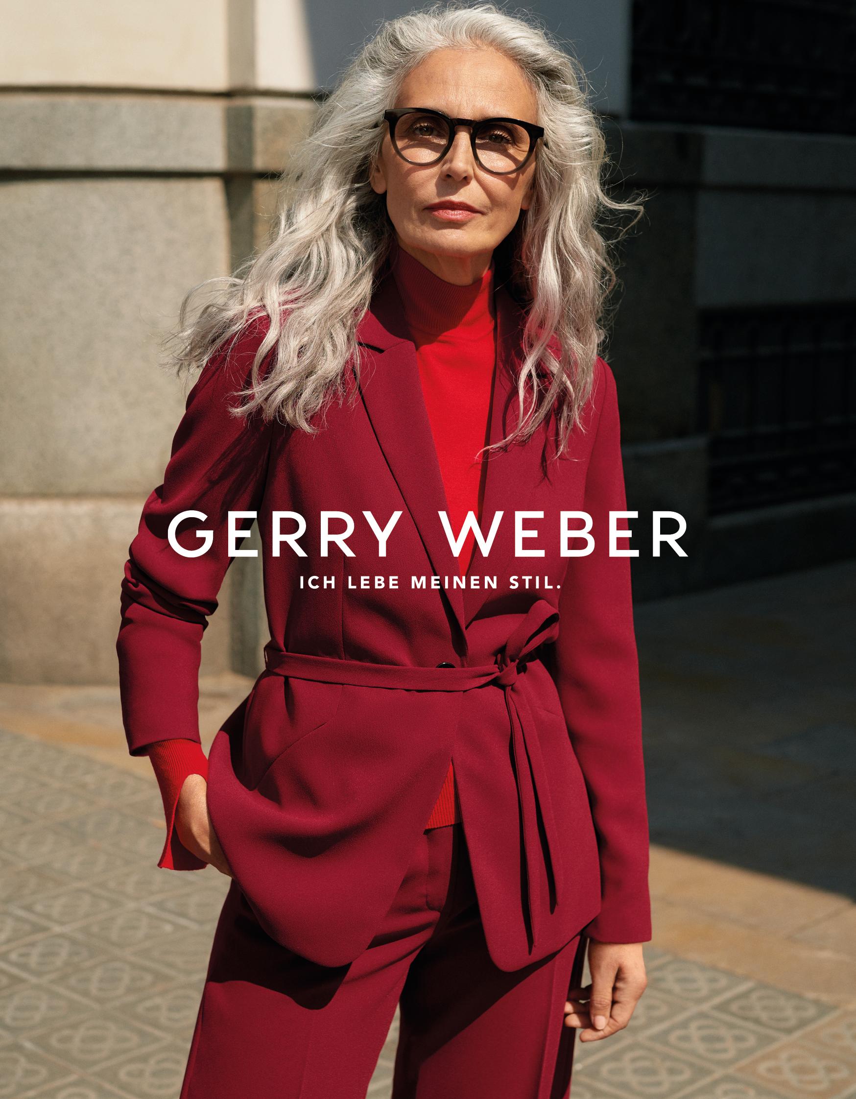 Feest Graf Decoratief GERRY WEBER wirbt erstmalig mit Best-Ager-Model und startet optimistisch  mit breit ... | Presseportal