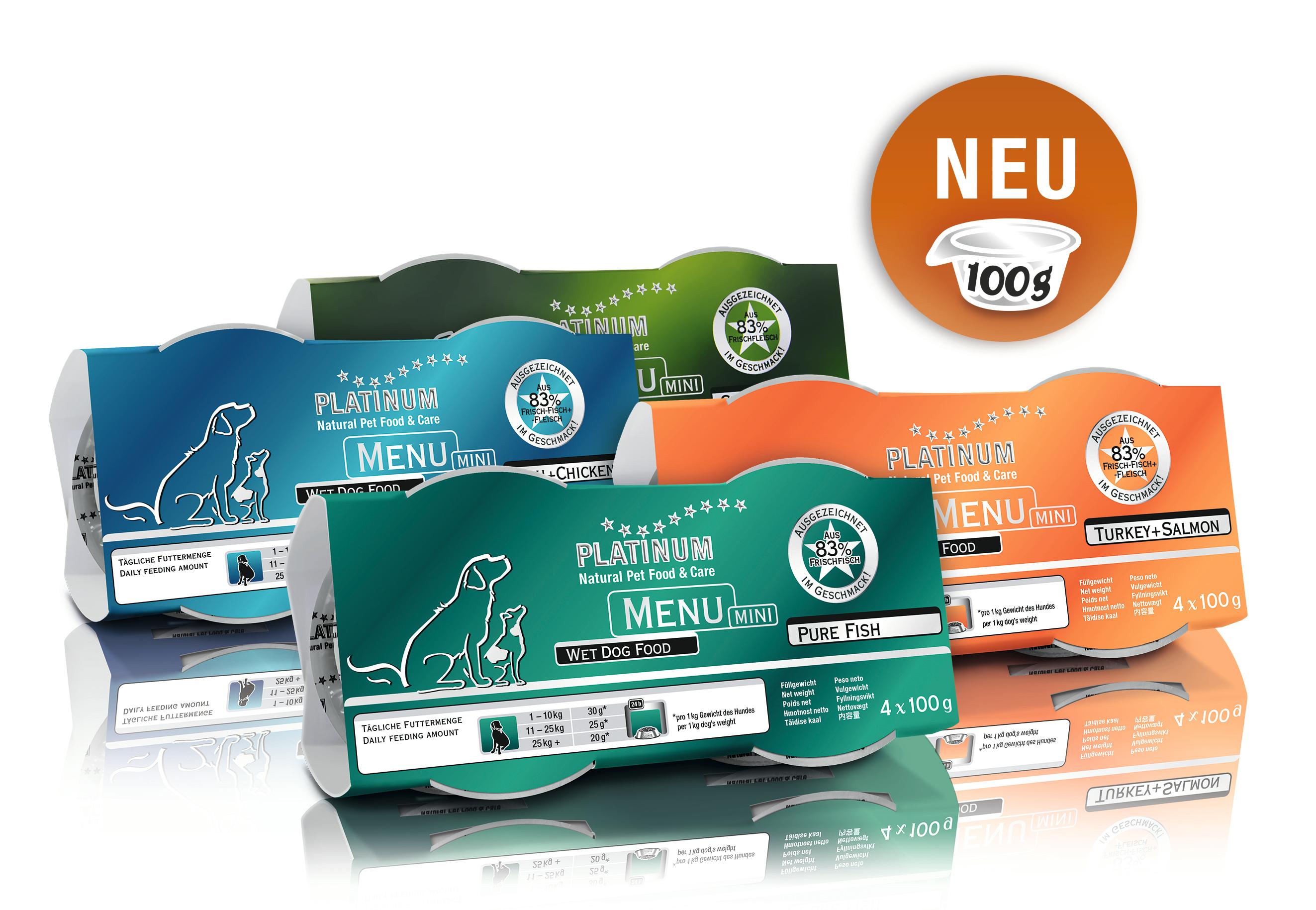 Ideal fr kleinere Hunde: "PLATINUM MENU" jetzt auch in "Mini"-Gre  erhltlich | Presseportal