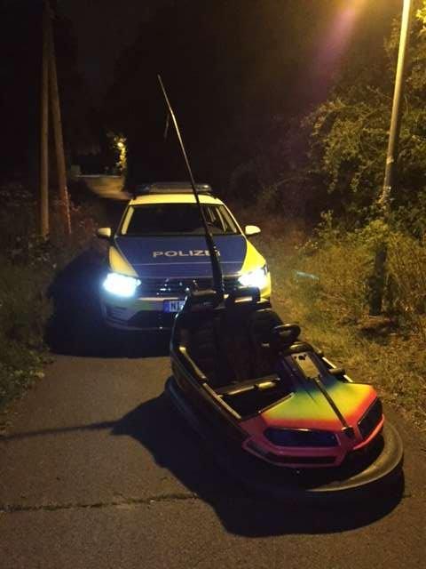 Jugendliche entwendeten einen Autoscooter beim Nienburger Scheibenschießen