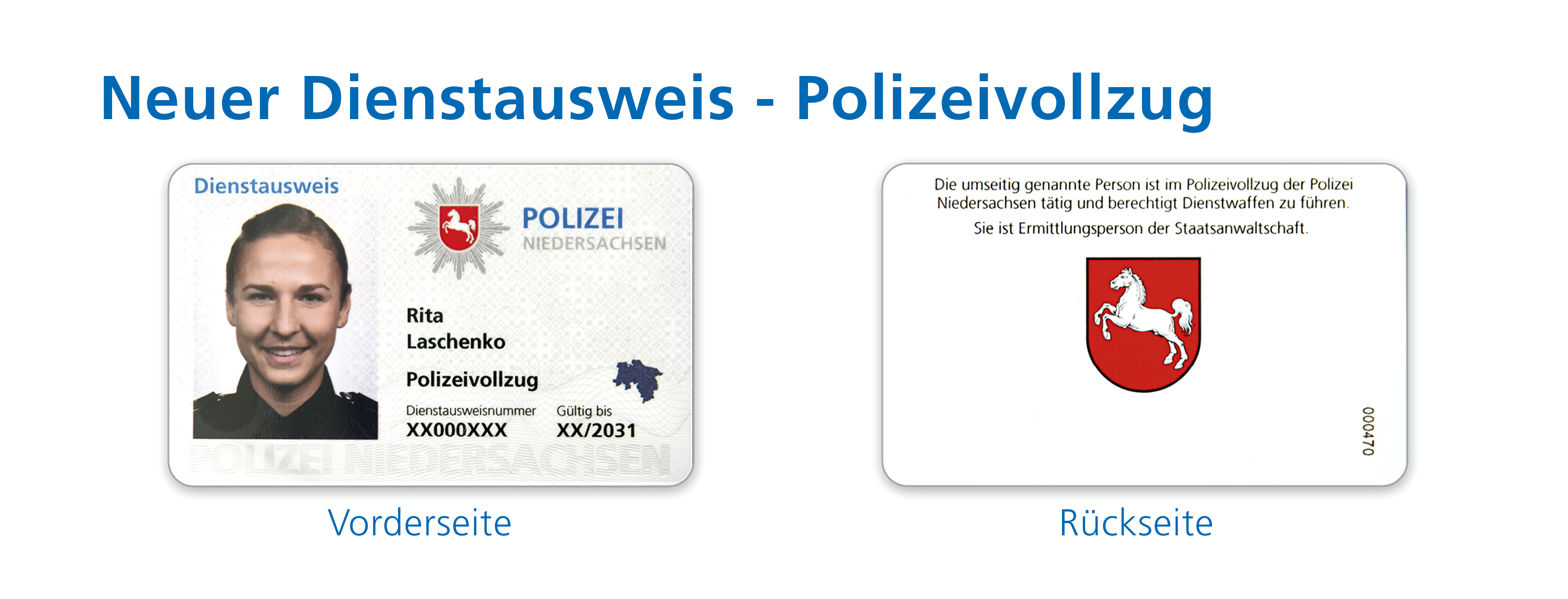 POL-ROW: ++ Niedersachsens Polizei bekommt neue Dienstausweise ++
