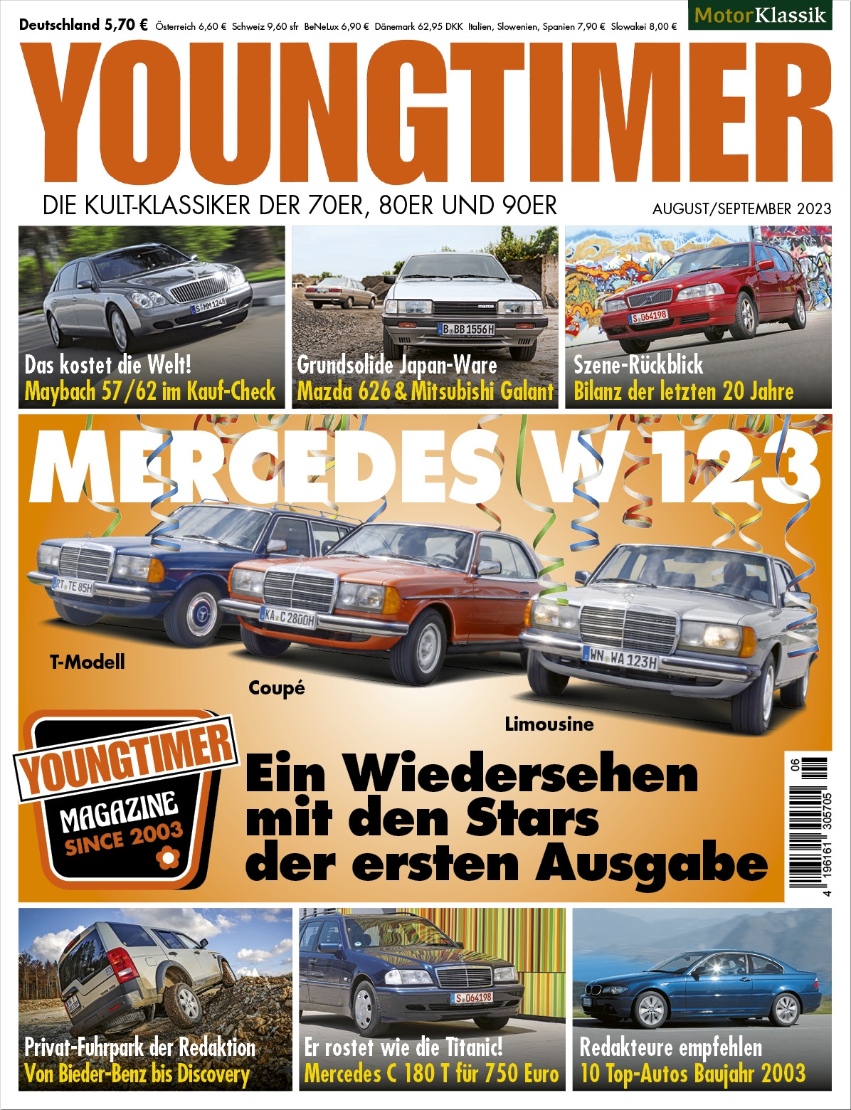 20 Jahre YOUNGTIMER: Jubiläumsausgabe wirft einen Blick in den Rückspiegel  | Presseportal