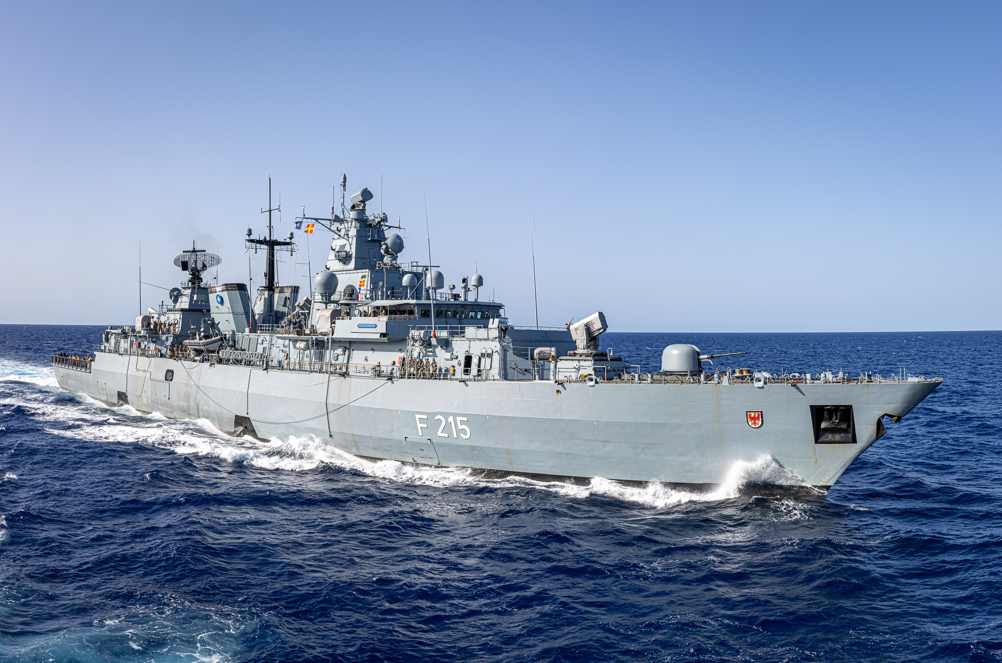 Willkommen Zuruck Fregatte Brandenburg Beendet Nato Einsatz In Der Agais Presseportal