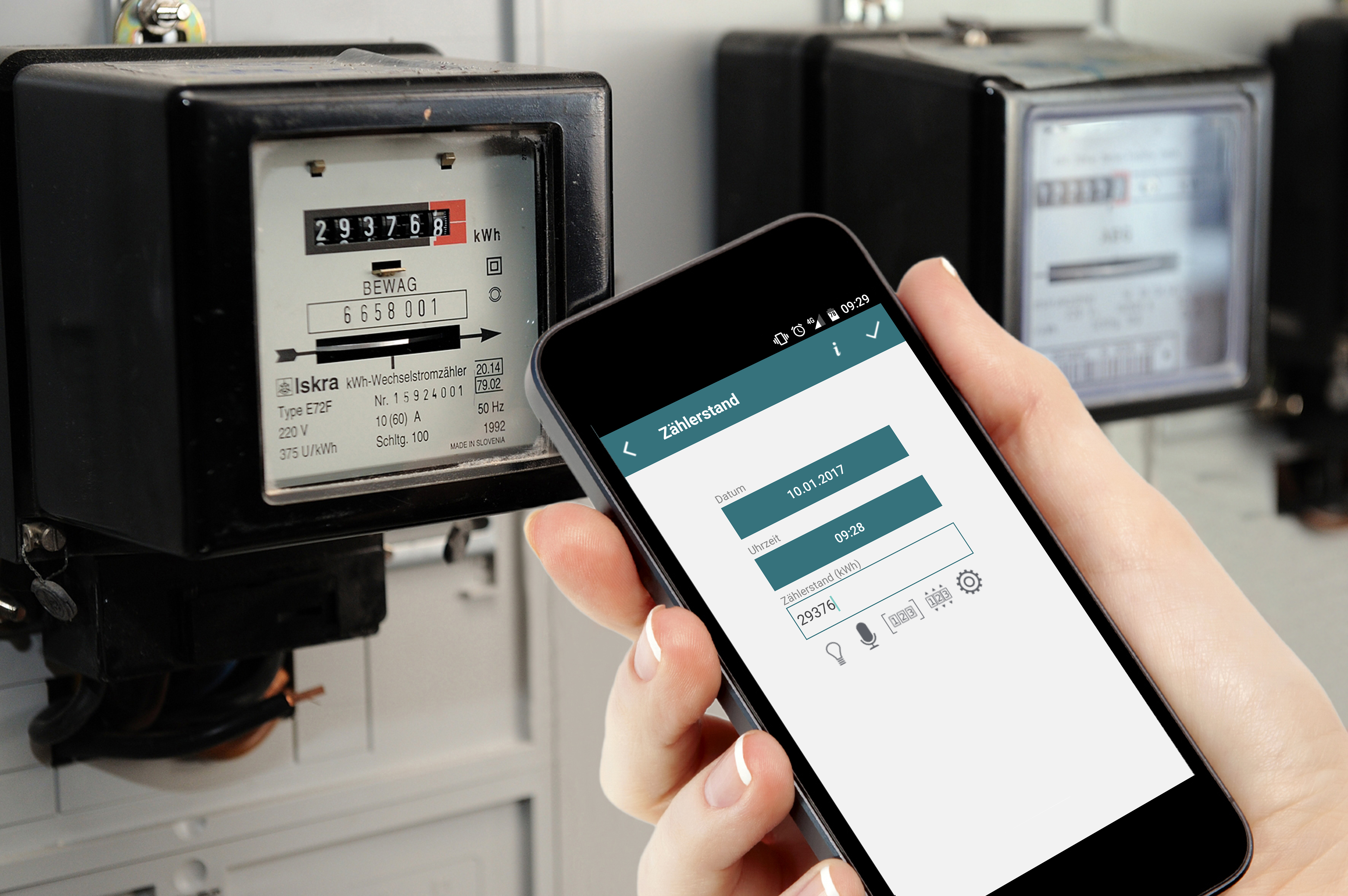 Kostenlose App Zum Energiesparen Zahlerstand Einscannen Und Auswerten Per Smartphone Presseportal