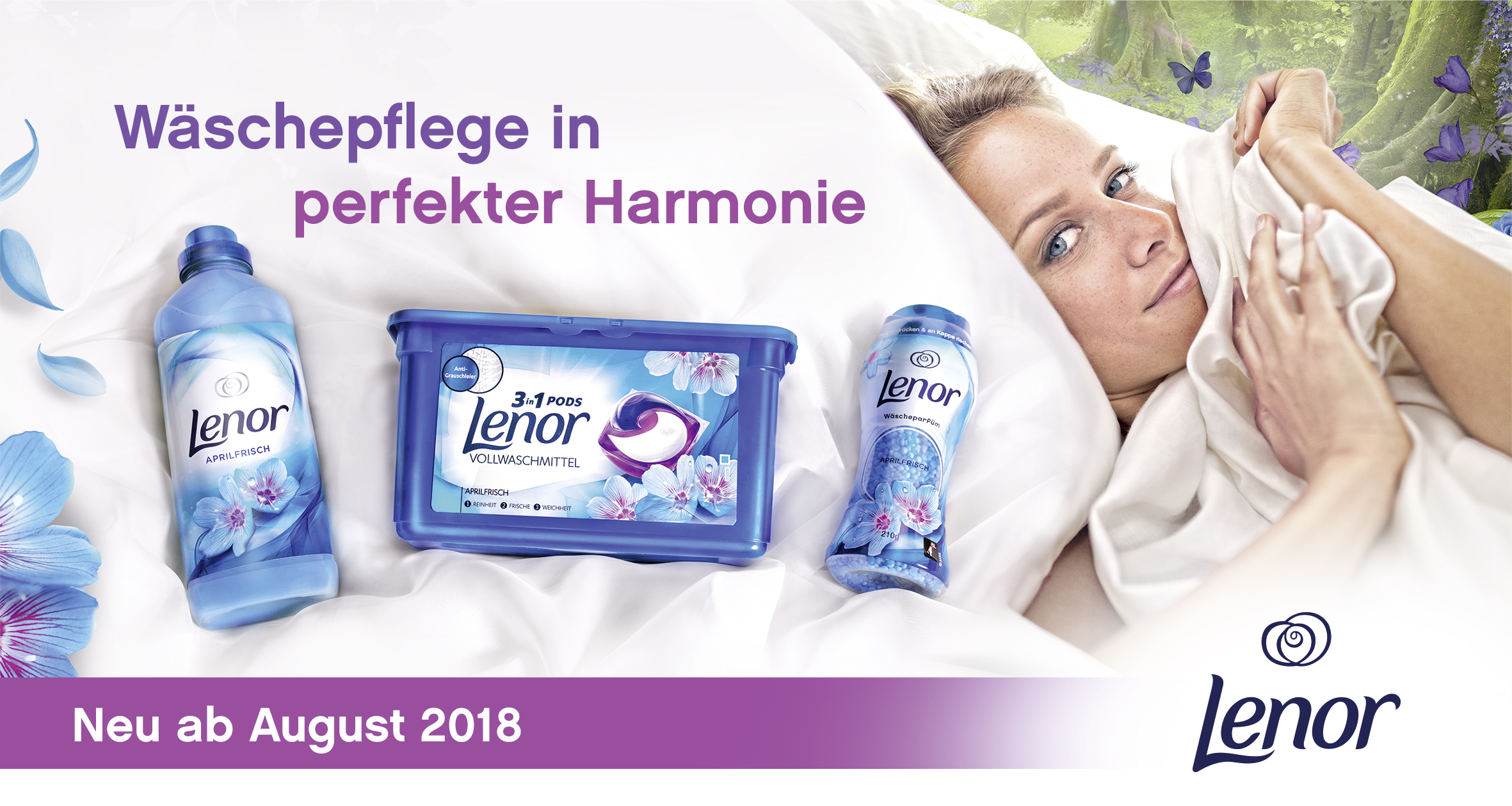 Waschepflege In Perfekter Harmonie Neu Ab August 18 Das Sortiment Von Lenor In Presseportal