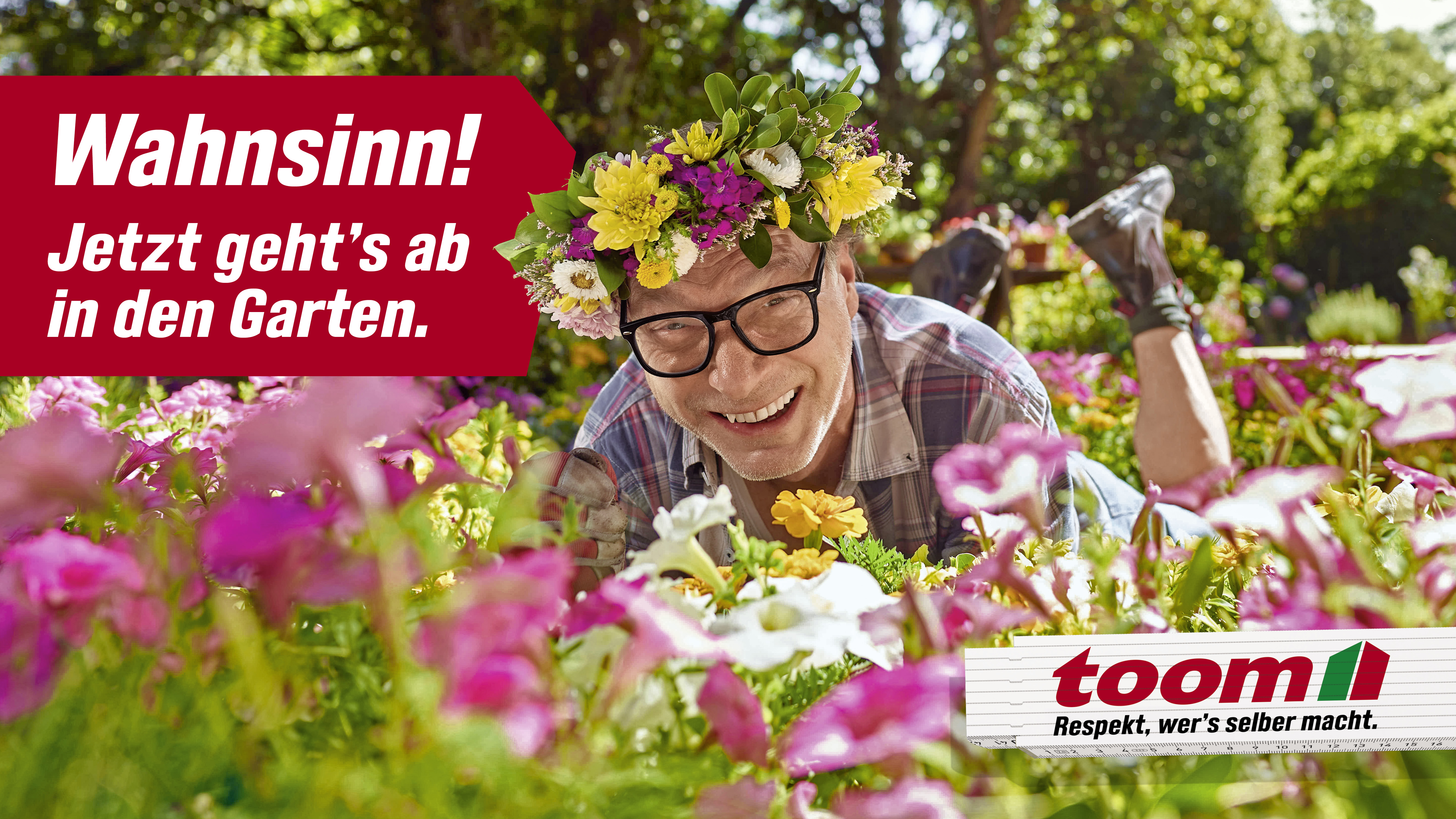 toom startet mit Kult-Hit und Schauspieler Martin Brambach in die  Gartensaison / Neue ... | Presseportal
