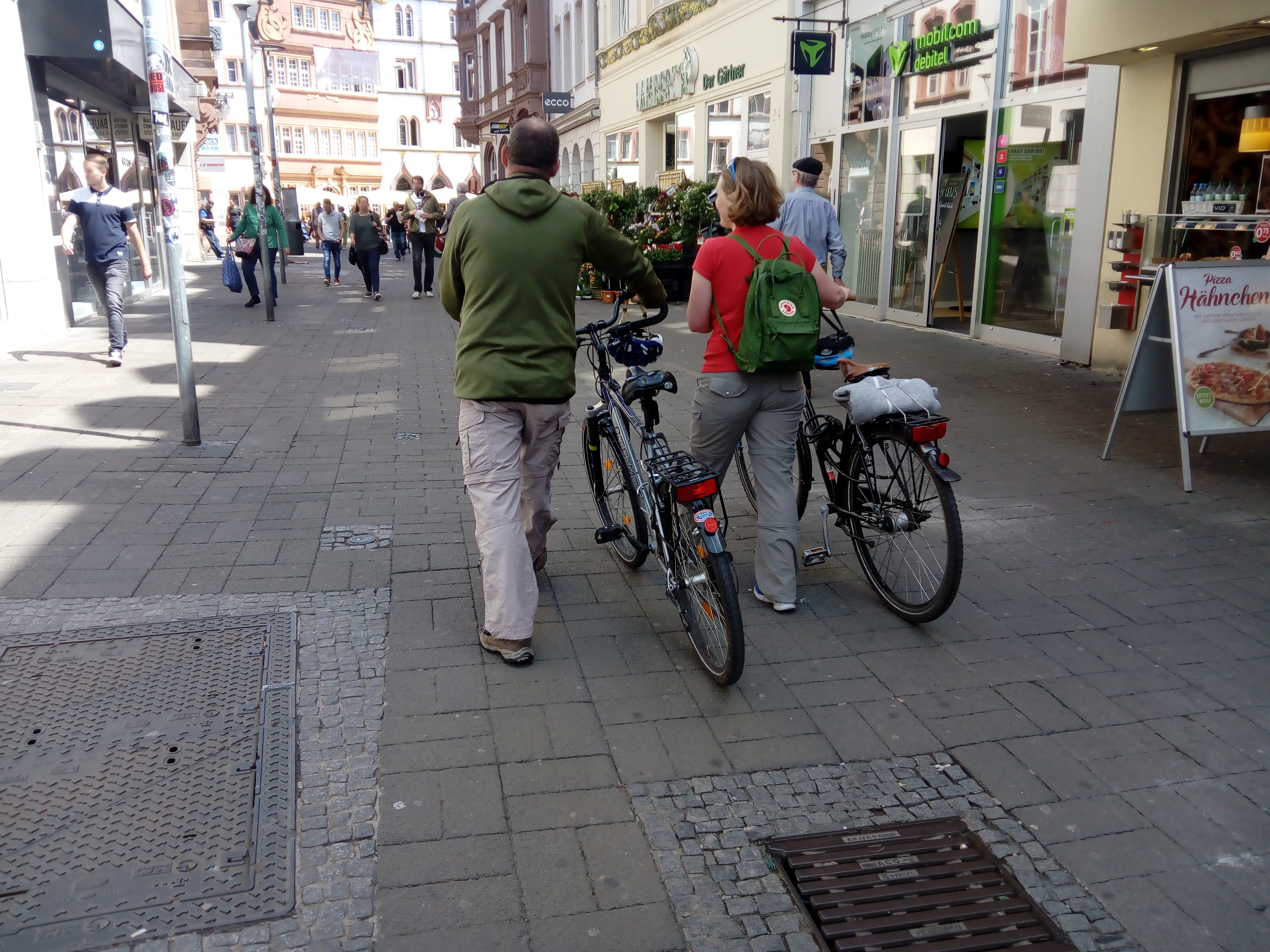 Fahrrad Fußgängerzone