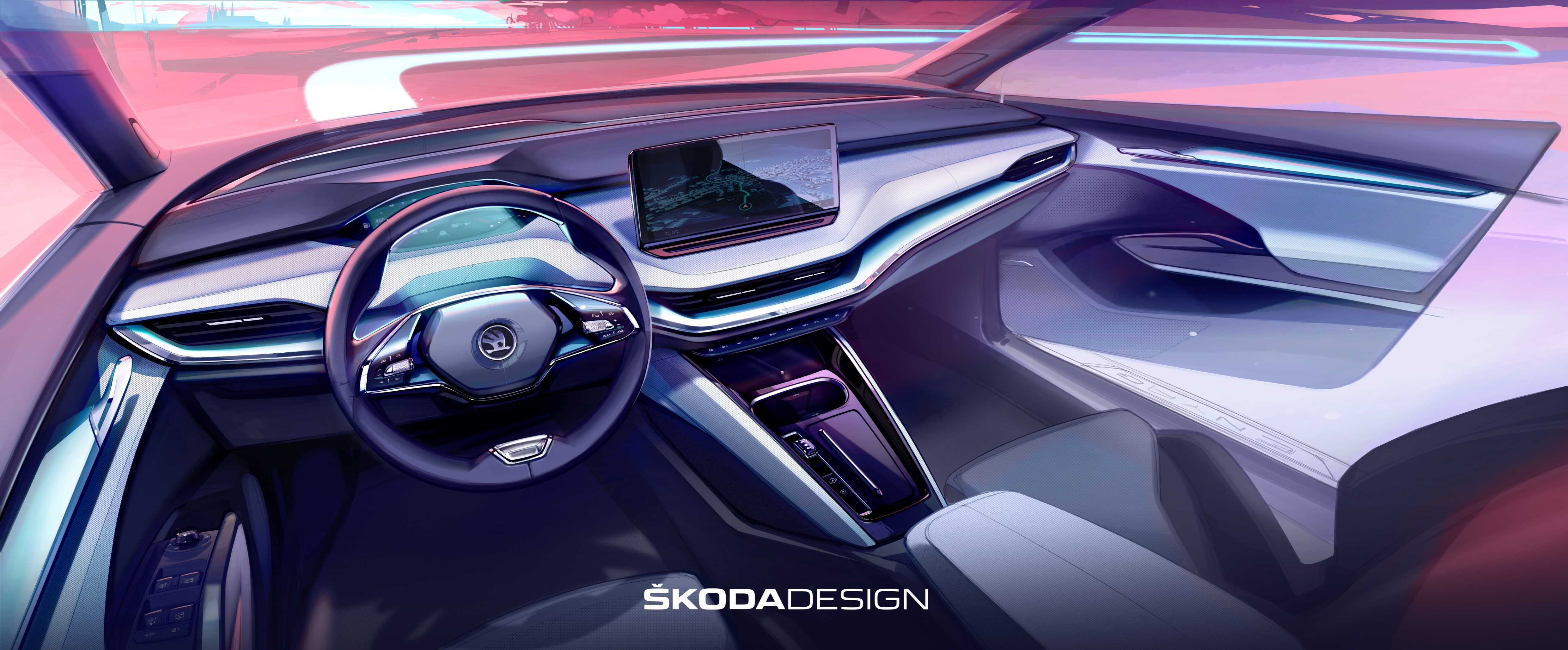 Skoda Geht Beim Enyaq Iv Mit Individuellen Design Selections Auch Beim Interieurdesign Presseportal