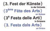 Geschäftsstelle 3. Fest der Künste