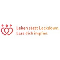 Leben statt Lockdown. Lass dich impfen. Eine Initiative des Handels und Handelsimmobiliensektors