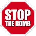 "STOP THE BOMB"