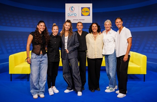 Lidl: Lidl setzt auf prominente Vorbilder: Start der Never Stop Growing Initiative zur UEFA Women's EURO 2025(TM)