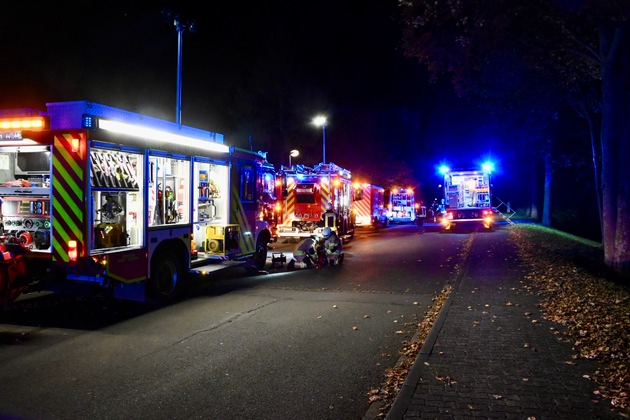 FF Olsberg: Großeinsatz durch defekte Waschmaschine