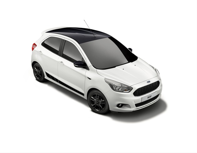 Klein, fein und sportlich: der neue Ford KA+ &quot;Black Edition&quot;