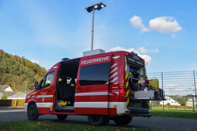 FW-OE: Neues &quot; Vorauslöschfahrzeug &quot; für die Feuerwehr Lennestadt