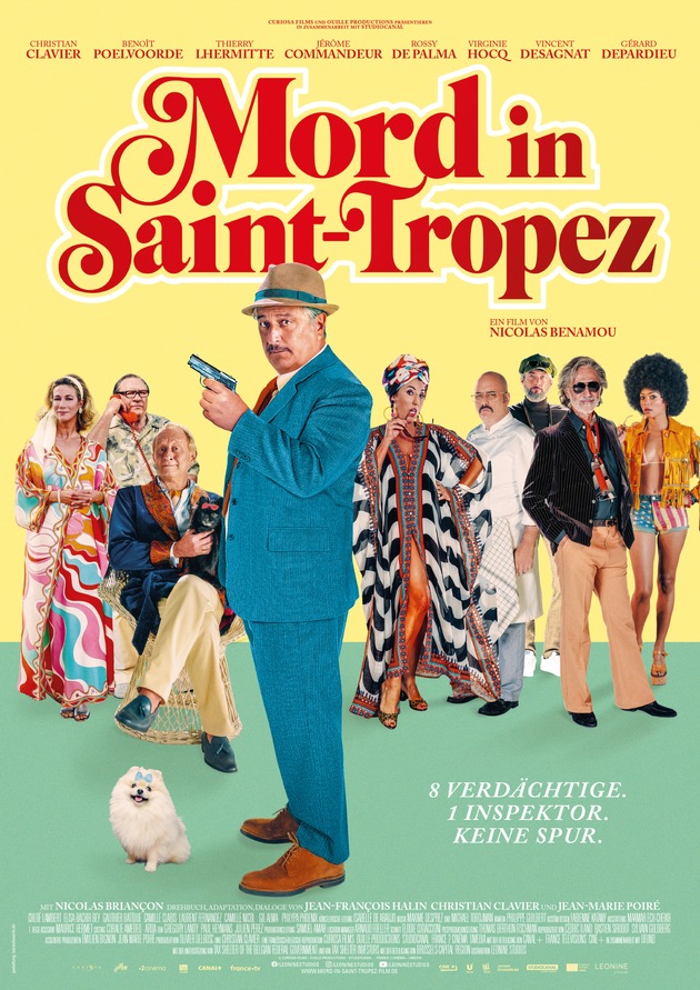 &quot;Mord in Saint-Tropez&quot; - die neue turbulente Komödie mit Frankreichs Superstar Christian Clavier / Ab 10. März 2022 im Kino