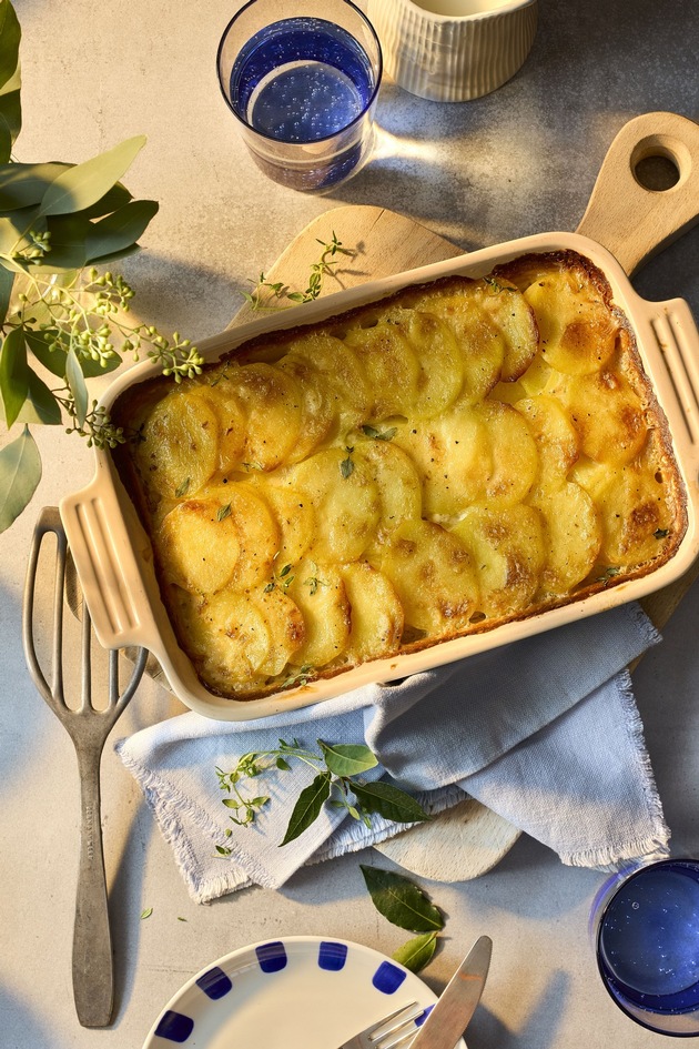 Kartoffelgratin wie in Frankreich: cremiger Klassiker aus dem Ofen