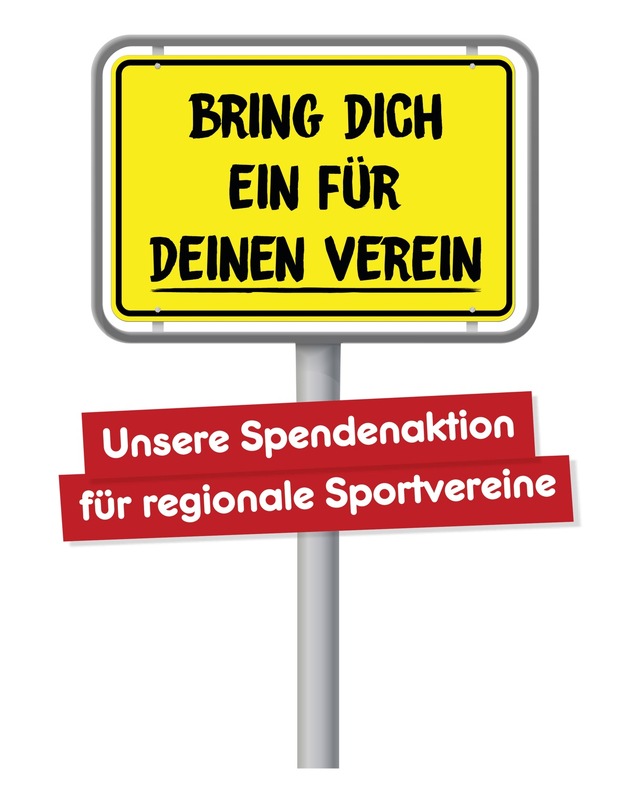 Regionale Spendeninitiative: 385.816,92 Euro-Spende für lokale Sportvereine