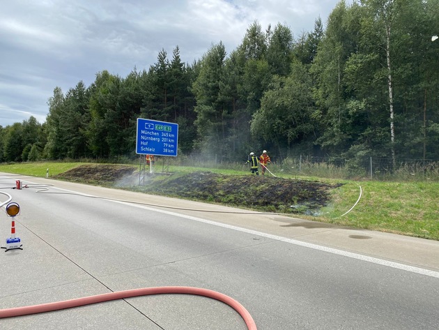 API-TH: Autobahnpolizei hält Feuer in Schach!