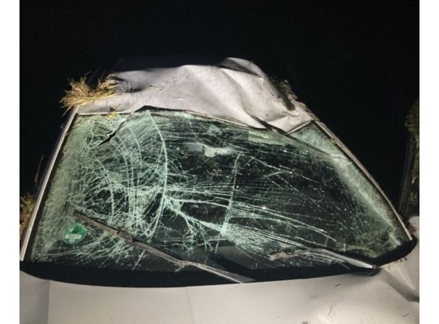 POL-OF: Im Feld gelandet: Betrunkener Autofahrer überschlug sich mehrfach
