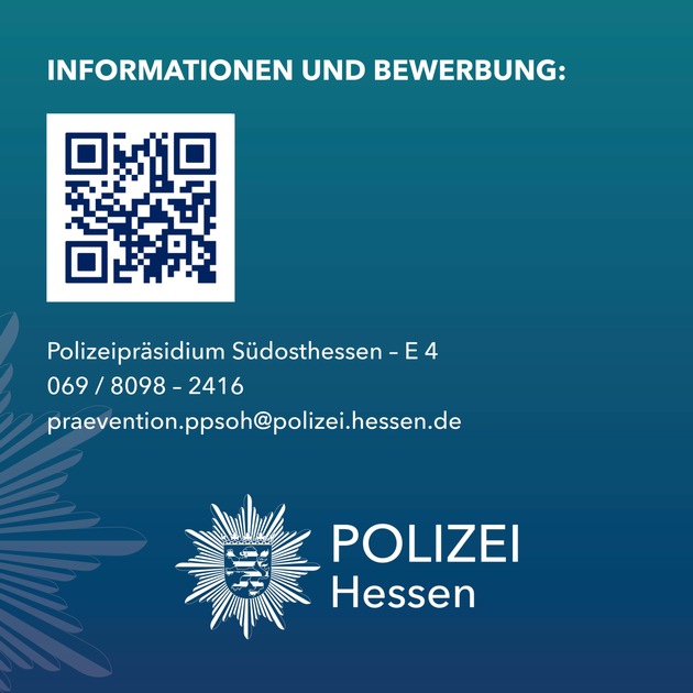 POL-OF: Einstellungsdatum August 2026: Werde Teil des Freiwilligen Polizeidienstes
