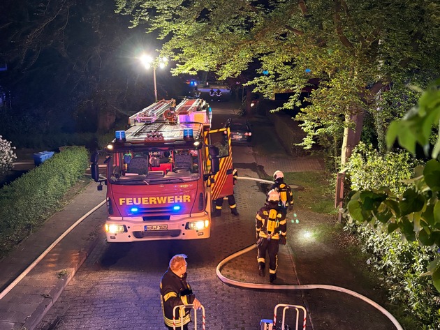 FW-AUR: Trockner in Flammen