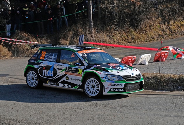 Rallye Frankreich: SKODA Werksfahrer Kalle Rovanperä will die Führung in WRC 2 Pro-Kategorie (FOTO)