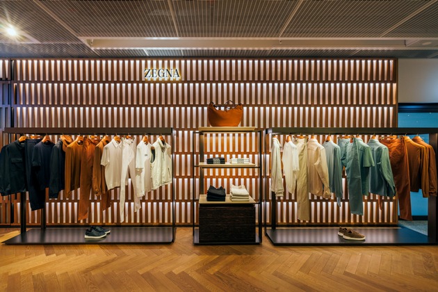 Destination für angesagte High-Fashion Menswear / Zegna eröffnet neuen Shop im Globus Zürich Bahnhofstrasse
