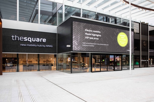 The square - new mobility hub im Circle im Flughafen Zürich / Eröffnung Kompetenzzentrum the square