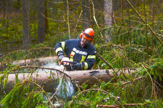 KFV-CW: Sturmtief &quot;Burglind&quot; fegte über den Landkreis Calw