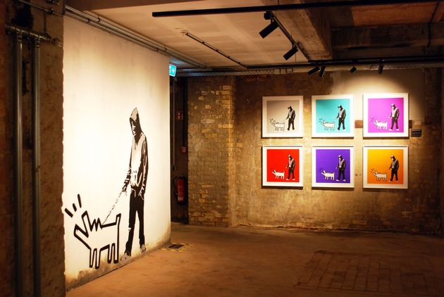 Bis 9. September 2022 im Kunstkraftwerk Leipzig: The Mystery of Banksy &quot;A Genius Mind&quot;