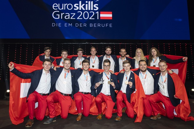 EuroSkills 2021: Mit Debrunner Acifer zum Medaillen-Rekord