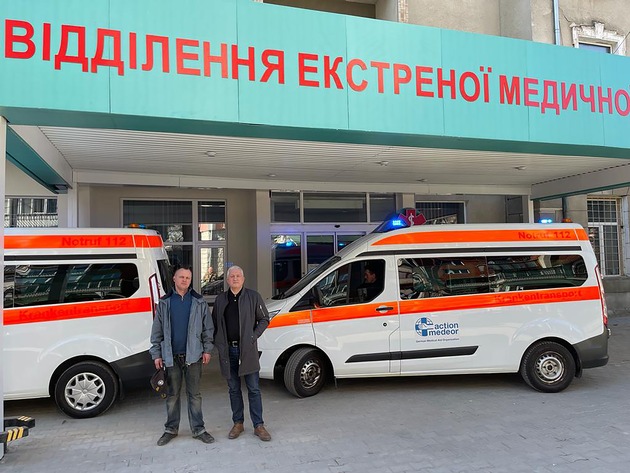 Krankenwagen von action medeor haben Ukraine erreicht