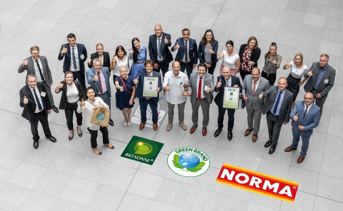 NORMA: NORMA-Eigenmarke BIO SONNE auf BIOFACH erneut als GREEN BRAND zertifiziert / Weitere Auszeichnung für das Bio-Sortiment des Lebensmittel-Discounters