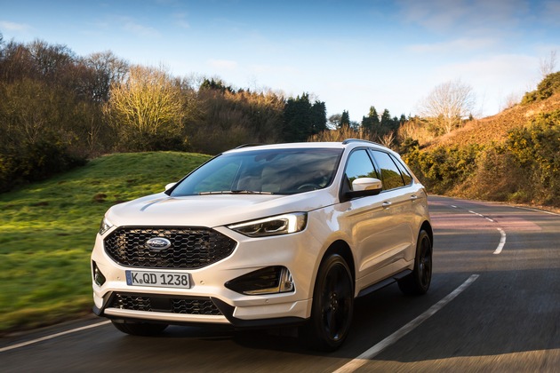 Der neue Ford Edge: Sportliches Design, kraftvoller Biturbomotor und hochmoderne Assistenzsysteme (FOTO)