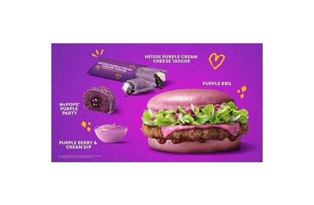 Alles auf lila: Grimace sorgt f&uuml;r Geburtstagsstimmung bei McDonald's Deutschland