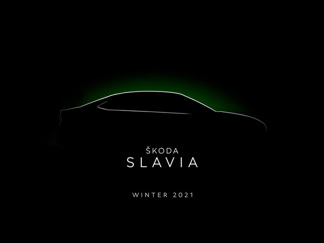 Neue Limousine von ŠKODA AUTO für Indien heißt SLAVIA