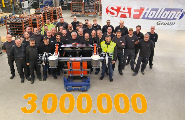 3 Millionste Achse vom Band: SAF-HOLLAND feiert Meilenstein für das Werk in Bessenbach