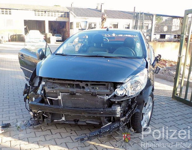 POL-PPWP: Kaiserslautern: Rabenschwarzer Tag für eine Peugeot-Fahrerin
