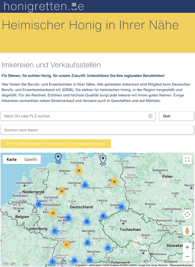 Tag der deutschen Imkerei: Wo gibts Honig von nebenan?