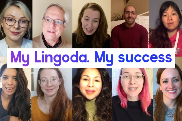 Lingoda celebrates language learning as a life-changing experience with My Lingoda. My Success.