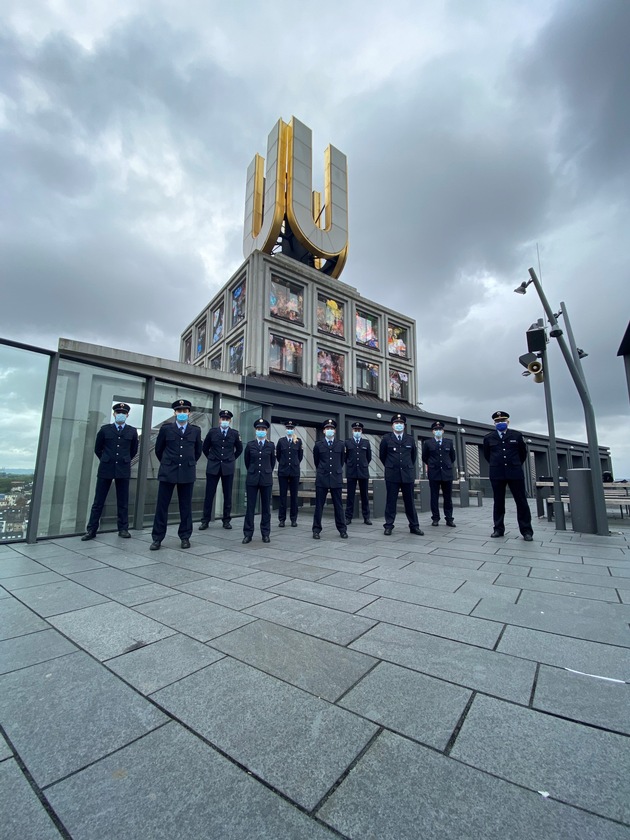 BPOL NRW: Über den Dächern von Dortmund - Vereidigung neuer Bundespolizistinnen und Bundespolizisten